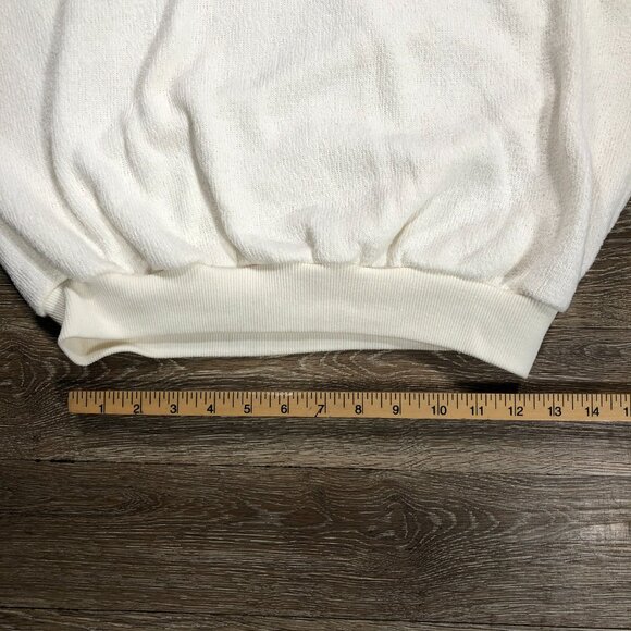 Walt Disney World Hoodie Women Small Ivory White Mickey Mouse 2001 Y2K Vintage - Picture 5 of 11